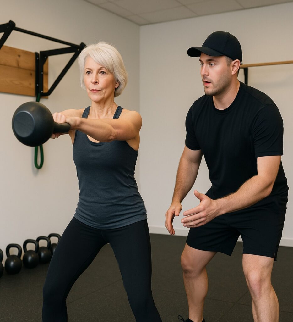 personal training session with colin